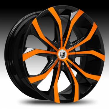 LEXANI レグザーニ LUST ブラック/オレンジ 22インチ [superbuy wheels 